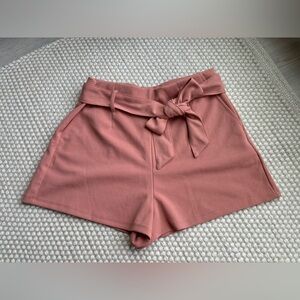 3/$25 FOREVER 21 | Tie-Front Shorts with Tie Waist Belt & Pockets Size…